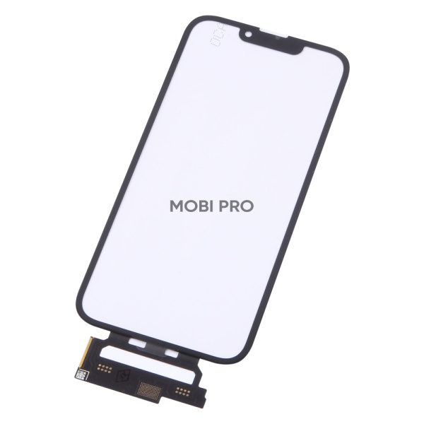 Стекло для переклейки iPhone 13 в сборе с тачскрином, рамкой и OCA пленкой Черный - OR (Mitsubishi)