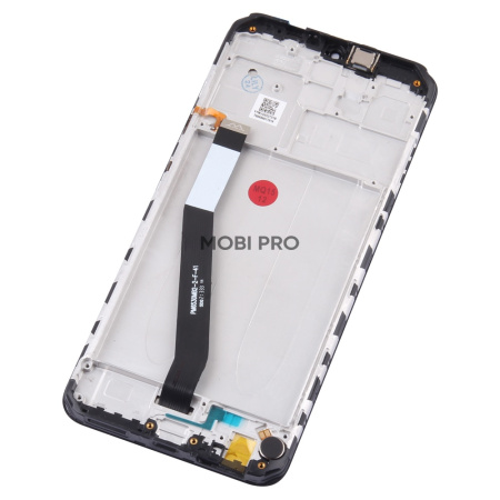 Дисплей для Xiaomi Redmi 9 (M2004J19G) модуль с рамкой Черный - OR