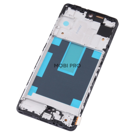 Дисплей для Samsung Galaxy M55 5G (M556B) модуль с рамкой Черный - (OLED) (Full Size)