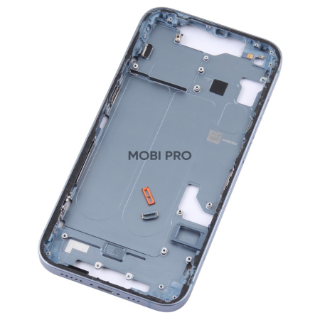 Корпус для iPhone 14 средняя часть с разбора Голубой (возможен дефект ЛКП) - OR