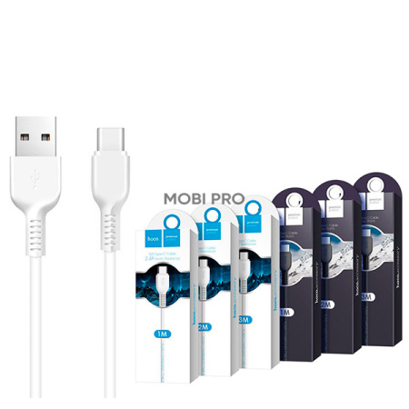 Кабель USB - Type-C Hoco X20 (2A, 2 м) Белый