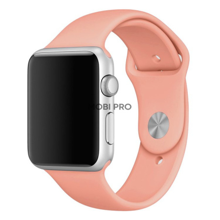 Ремешок - ApW для "Apple Watch 42/44/45 mm" Sport Band (L) (papaya)  (79554)