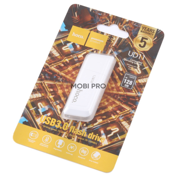 USB-флеш (USB 3.0) 128GB Hoco UD11 Wisdom Белый