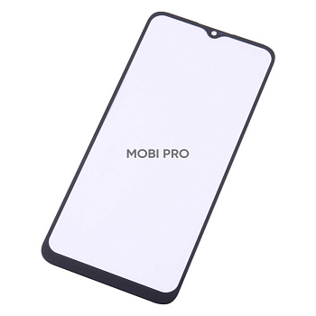 Стекло для Samsung A037 (A03S) с OCA пленкой Черное