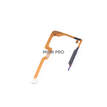 Шлейф для Huawei Honor X6a (WDY-LX1) сканер отпечатка пальцев Черный