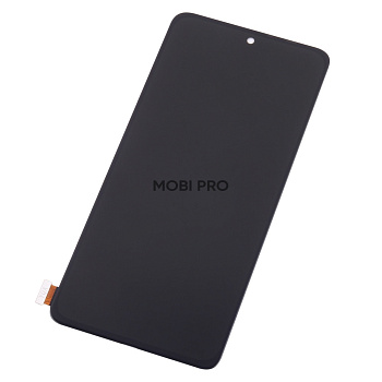 Дисплей для Xiaomi Poco F4 (22021211RG) в сборе с тачскрином Черный - (OLED)