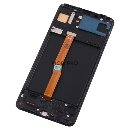 Дисплей для Samsung Galaxy A7 2018 (A750F) модуль с рамкой Черный - (OLED)