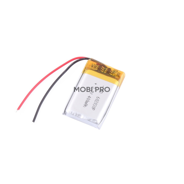 Аккумулятор универсальный 602030p 3,7v Li-Pol 400 mAh (6*20*30 mm)