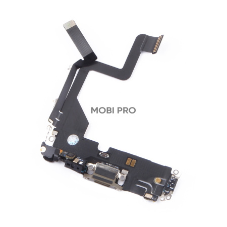 Шлейф для iPhone 14 Pro на системный разъем/микрофон Золото - OR