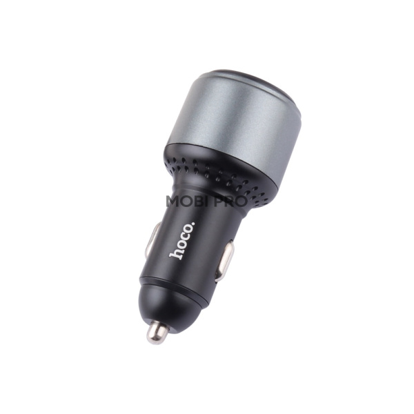 Автомобильное зарядное устройство USB/Type-C Hoco NZ9 (95W, QC3.0, PD, 2Type-C, 1USB) Черный