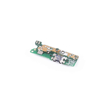 Шлейф для Huawei Honor 7A/9S/Y5p/Y5 2018/Y5 Lite 2018/Y5 Prime 2018 (DUA-L22/DUA-LX9/DRA-LX9) плата на системный разъем/микрофон - Премиум