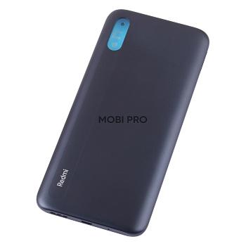 Задняя крышка для Xiaomi Redmi 9A (M2006C3LG) Черный - Премиум
