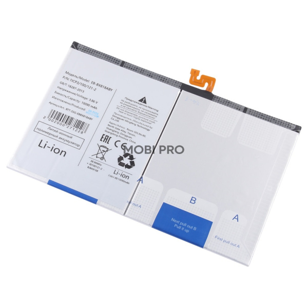 Аккумулятор для Samsung Galaxy Tab S9 FE+ 12.4" Wi-Fi (X610N)/Tab S9 FE+ 12.4" 5G (X616B) (EB-BX818ABY)