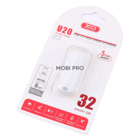 USB-флеш (USB 2.0) 32GB XO U20 Белый