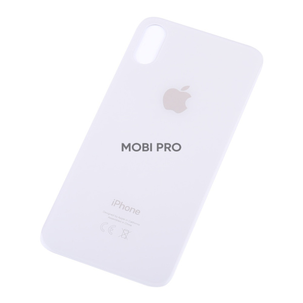 Задняя крышка для iPhone Xs с увелич.вырезом под камеру Белый - OR