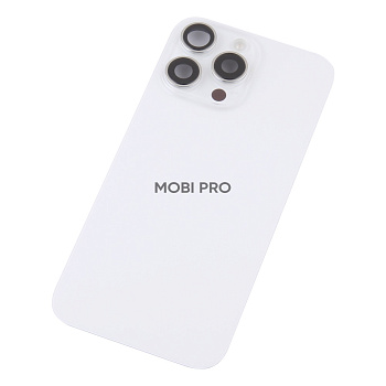 Задняя крышка для iPhone 16 Pro Max в сборе с разбора Белый - OR
