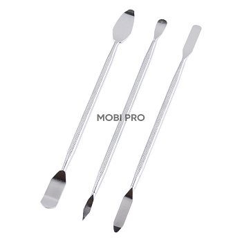 Набор вскрывателей лопаток-спуджер (двухсторонние, металл, 3 шт.)