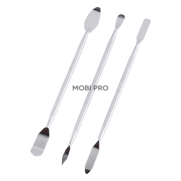 Набор вскрывателей лопаток-спуджер (двухсторонние, металл, 3 шт.)