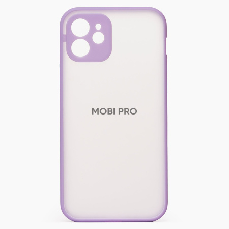 Чехол-накладка - PC041 для "Apple iPhone 12" (light violet/white)