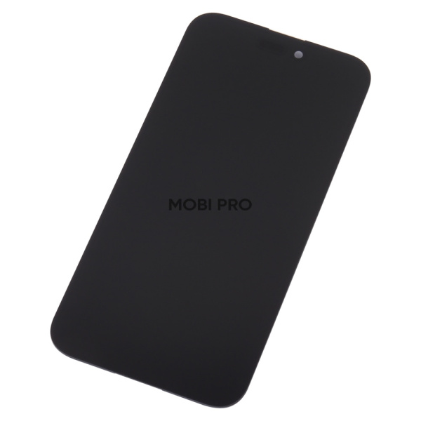 Дисплей для iPhone 14 Pro Max в сборе с тачскрином Черный RJ (Soft OLED, Full HD, 120 Гц) (площадка под IC)