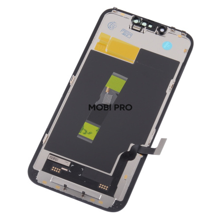 Дисплей для iPhone 13 (A2635) в сборе с тачскрином Черный - (Soft OLED, Full HD) (площадка под IC)