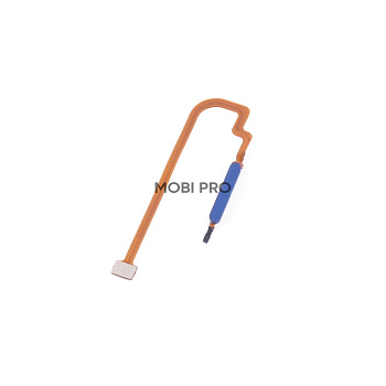 Шлейф для Xiaomi Poco M3/Redmi 9T (M2010J19CG/M2010J19SY) сканер отпечатка пальцев Синий