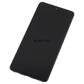 Дисплей для Xiaomi Redmi Note 10 Pro 4G (M2101K6G) модуль с рамкой Черный - (In-Cell) - Премиум