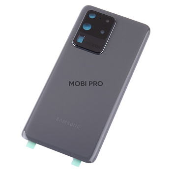 Задняя крышка для Samsung Galaxy S20 Ultra (G988B) Серый - Премиум