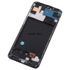 Дисплей для Samsung Galaxy A30s (A307F) модуль с рамкой Черный - (OLED)