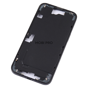 Корпус для iPhone 16 Plus средняя часть Черный - OR