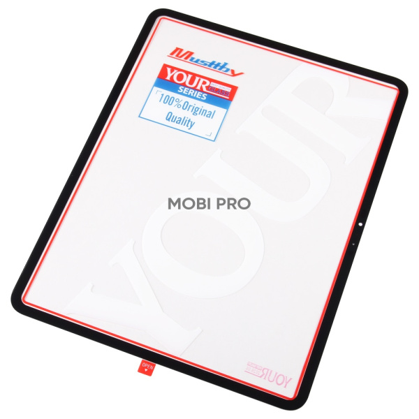 Стекло для переклейки MUSTTBY iPad Pro 13 2024 в сборе с OCA 100% Черный