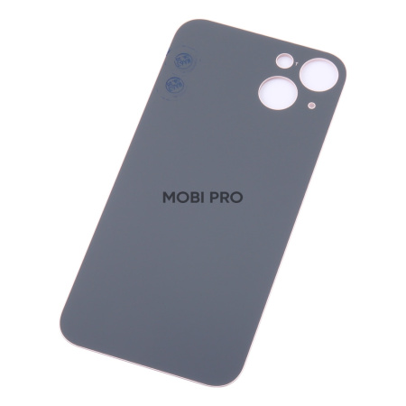 Задняя крышка для iPhone 13 (A2635) Розовый (стекло, монолит, широкий вырез под камеру, логотип) - Премиум