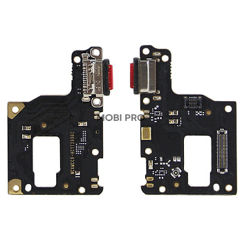 Шлейф для Xiaomi Mi 9 Lite (M1904F3BG) плата системный разъем/микрофон