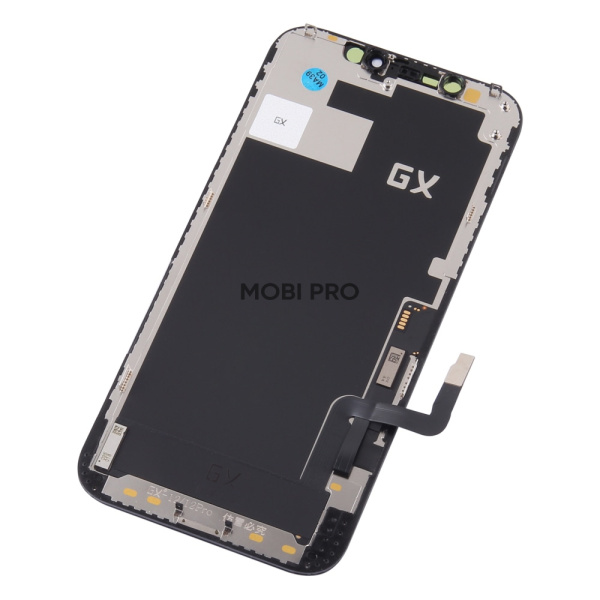 Дисплей для iPhone 12/12 Pro (A2403/A2407) в сборе с тачскрином Черный GX (площадка под IC)