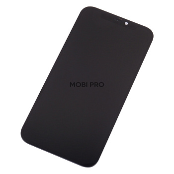 Дисплей для iPhone 12/12 Pro (A2403/A2407) в сборе с тачскрином Черный - (Hard OLED) Стандарт
