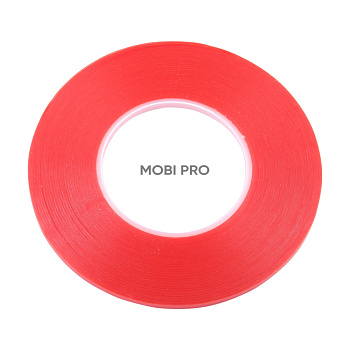 Скотч двусторонний акриловый (0.2 мм*5 мм*50 м, прозрачный) - аналог 3M