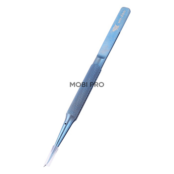 Пинцет изогнутый (титановый)