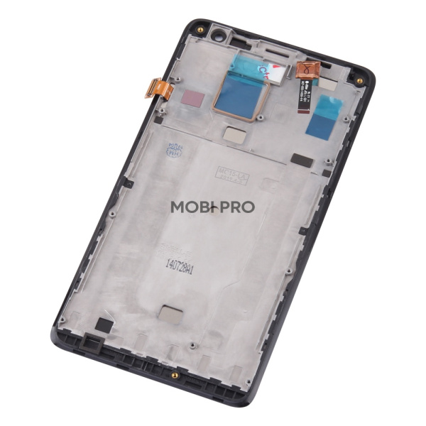 Дисплей для Lenovo S856 модуль с рамкой Черный - Оптима