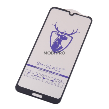 Защитное стекло "Премиум" для Huawei Y6 2019/Y6s/Honor 8A/8A Pro Черный