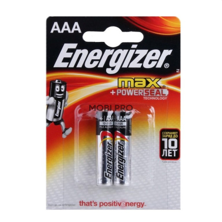 Батарейка AAA Energizer LR03 Max (2-BL) (24)