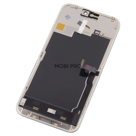 Дисплей для iPhone 15 Pro Max в сборе с тачскрином Черный RJ (Soft OLED, Full HD, 120 Гц) (площадка под IC)
