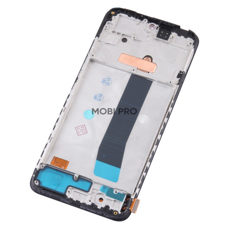 Дисплей для Xiaomi Redmi Note 11 (2201117TY) модуль с рамкой Черный - (OLED)