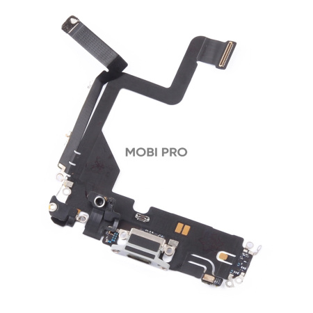 Шлейф для iPhone 14 Pro на системный разъем/микрофон Белый - OR