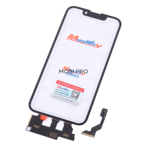 Стекло для переклейки MUSTTBY iPhone 13 mini в сборе с тачскрином и OCA Черный
