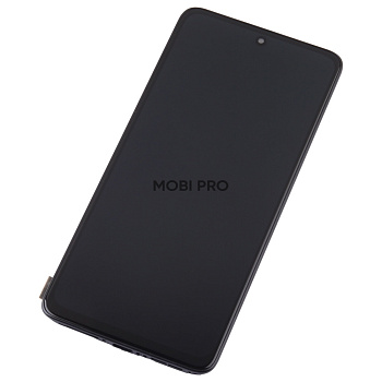 Дисплей для Xiaomi Redmi Note 14 4G (24117RN76O/24117RN76G) модуль с рамкой Черный - (OLED)