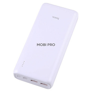 Внешний Аккумулятор (Power Bank) Hoco J80A 20000 mAh (22.5W, 2USB, QC3.0, PD) Белый