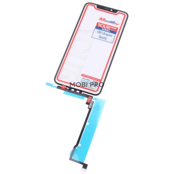 Стекло для переклейки MUSTTBY iPhone 11 Pro Max в сборе с тачскрином и OCA 100% Черный