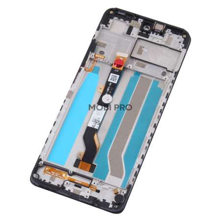 Дисплей для Tecno Spark 10 Pro (KI7) модуль с рамкой Черный - OR