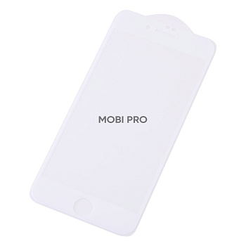 Защитное стекло "Матовое" для iPhone 7/8/SE (2020) Белый (Закалённое, полное покрытие)