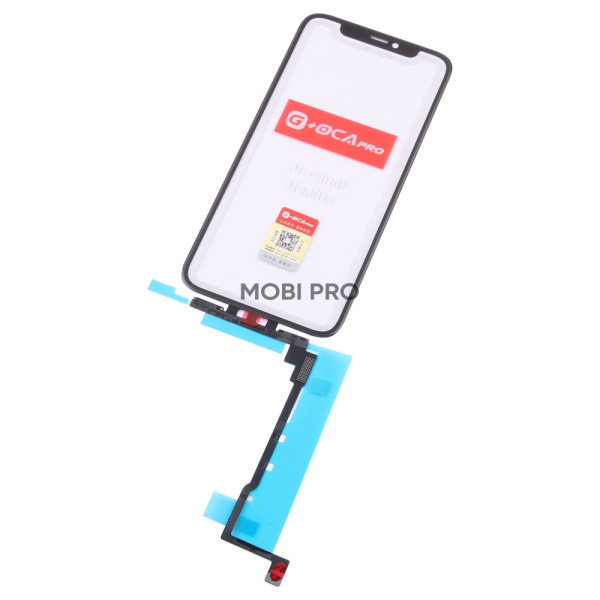 Стекло для переклейки G + OCA iPhone 11 Pro в сборе с тачскрином без микросхемы Черное